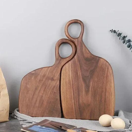 2-Pack Walnoot Houten Snijplanken | Duurzame & Stijlvolle Snij- en Serveerplanken voor de Keuken – NutraWood