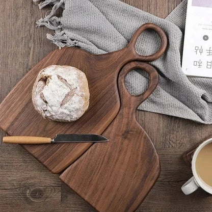2-Pack Walnoot Houten Snijplanken | Duurzame & Stijlvolle Snij- en Serveerplanken voor de Keuken – NutraWood