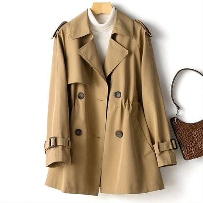 Stijlvolle Trenchcoat Met Knopen | Kort