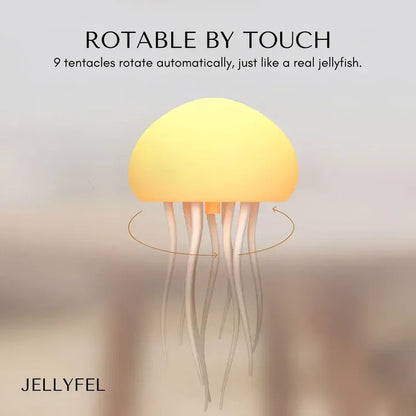 Slimme LED Kwallenlamp met Kleurrijke Verlichting | Bewegende Sfeerlamp met Realistisch Water Effect – JellyGlow Smart