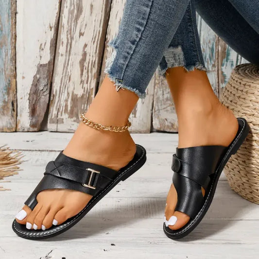 Leren Dames Slippers | Stijlvolle Zomerslippers