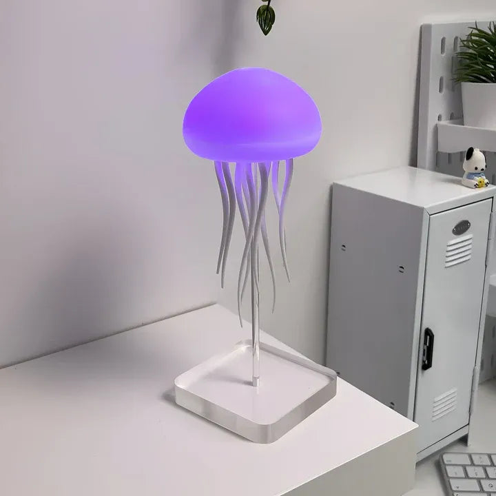 Slimme LED Kwallenlamp met Kleurrijke Verlichting | Bewegende Sfeerlamp met Realistisch Water Effect – JellyGlow Smart