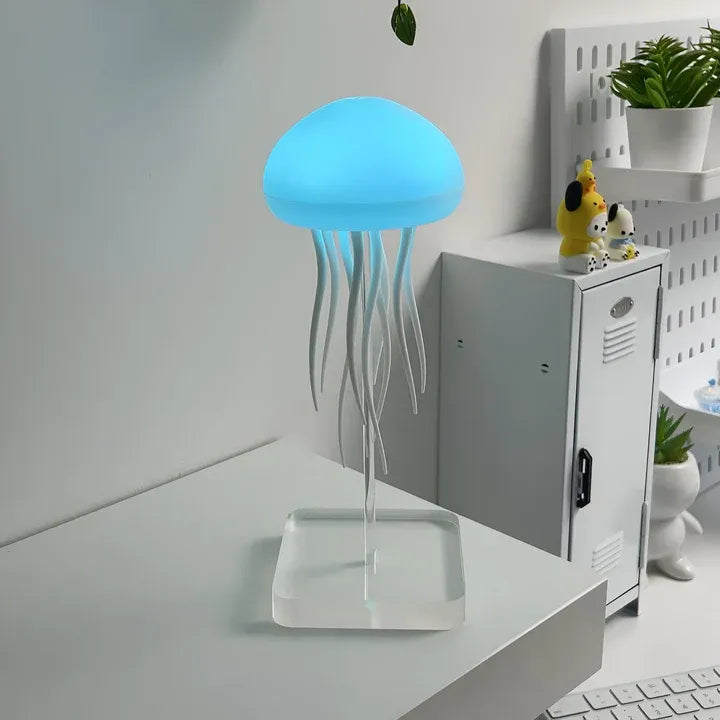 Slimme LED Kwallenlamp met Kleurrijke Verlichting | Bewegende Sfeerlamp met Realistisch Water Effect – JellyGlow Smart