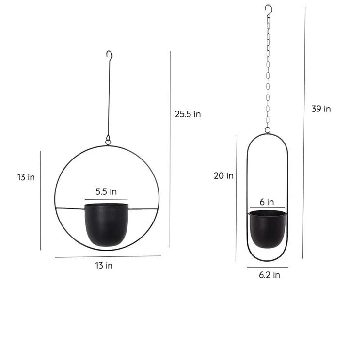 Minimalistische Muurplantenhanger | Moderne Wandhouder voor Planten, Kruiden of Bloempotten – WallBloom Hanger