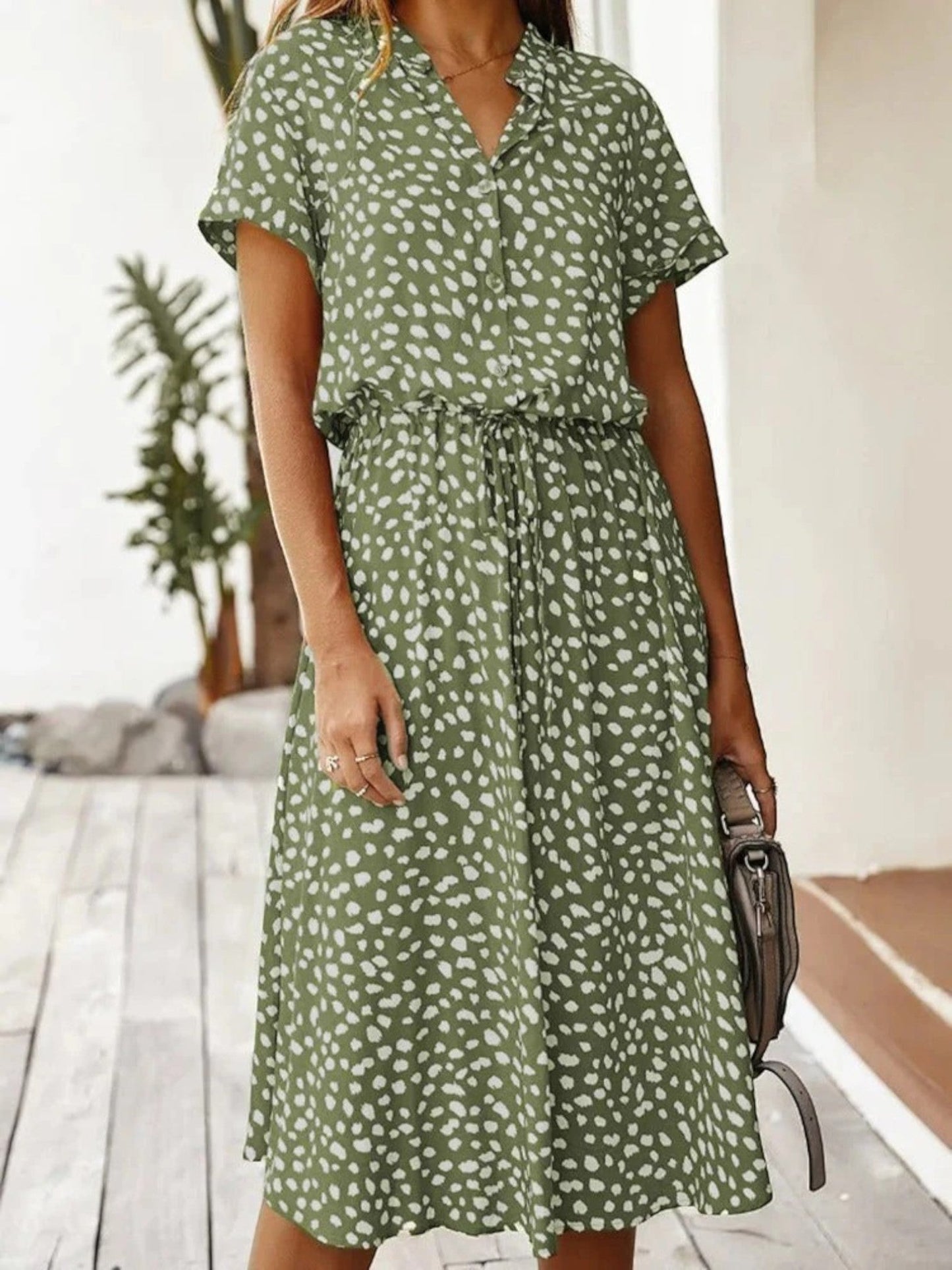 Zomerjurk met Print – Luchtig en Comfortabel voor Warme Dagen – Selina