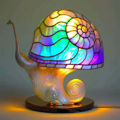 Glas-in-Lood Tafellamp | Prachtige en Rustgevende Sfeerverlichting met Klassiek Design – StainedGlow