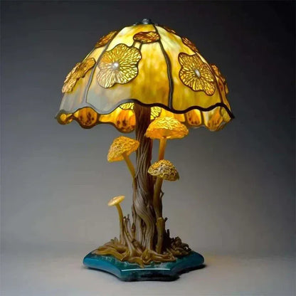 Glas-in-Lood Tafellamp | Prachtige en Rustgevende Sfeerverlichting met Klassiek Design – StainedGlow
